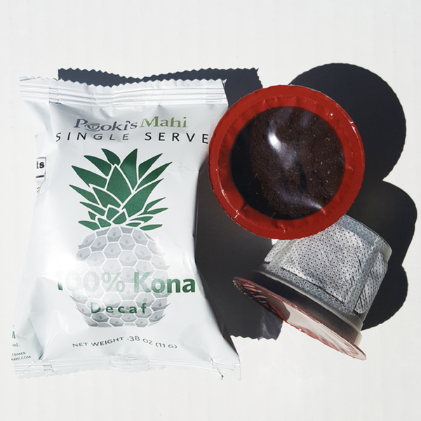 Pooki’s Mahi® 100% Kona DECAF Coffee Subscriptions from $40.00 per box