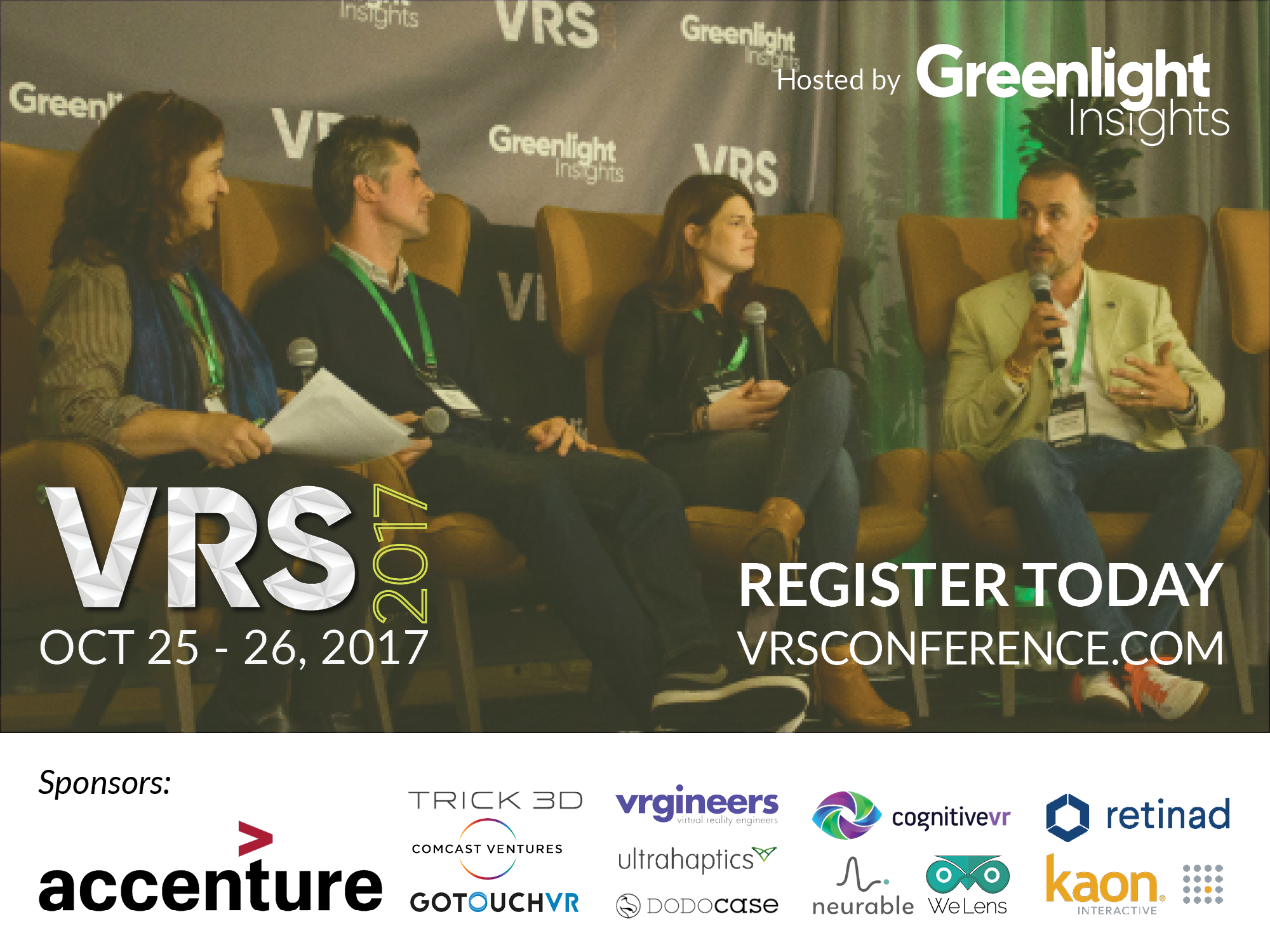 VR/AR Leaders From Amazon, Dell and BMW Finalized for VRS Conference 2017