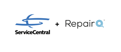 image of servicecentral technologies and repairq logos
