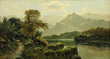 David Johnson, Hudson River Scene, Oil on Canvas