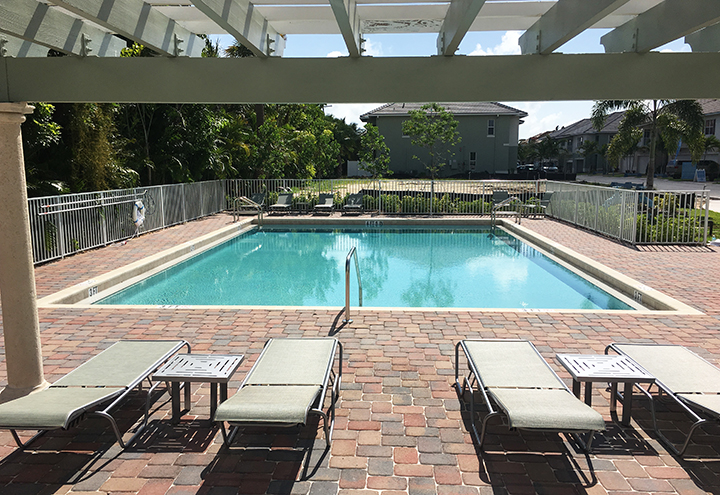 Hampton Cove has announced the opening of its new pool cabana.