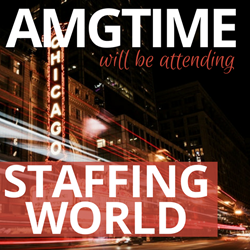AMGtime will be showcased at Staffing World 2017 Convention & Expo which is being held in Chicago from October 24-26, 2017