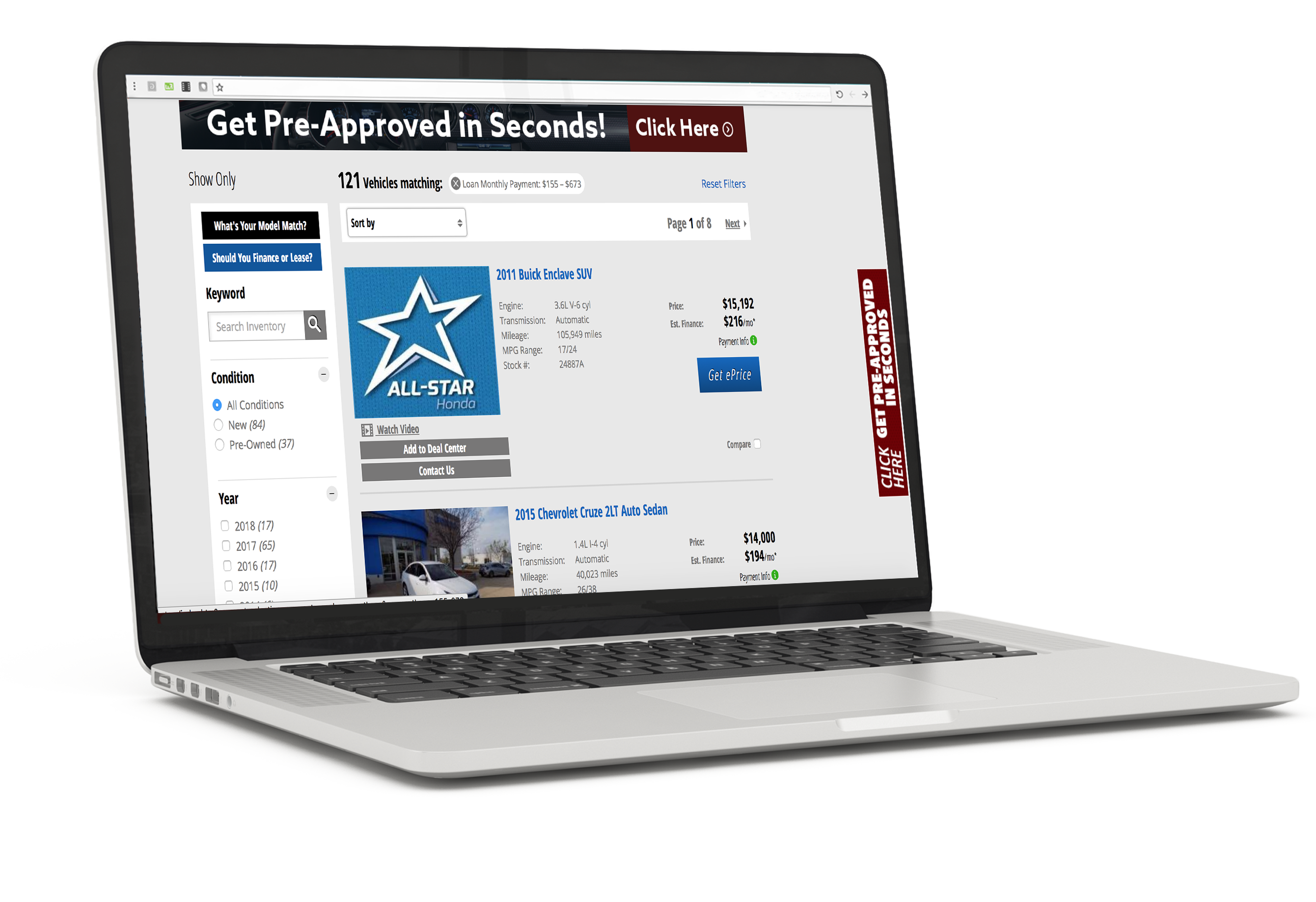 PERQ Online Guided Shopping Platform - Credit Assessment