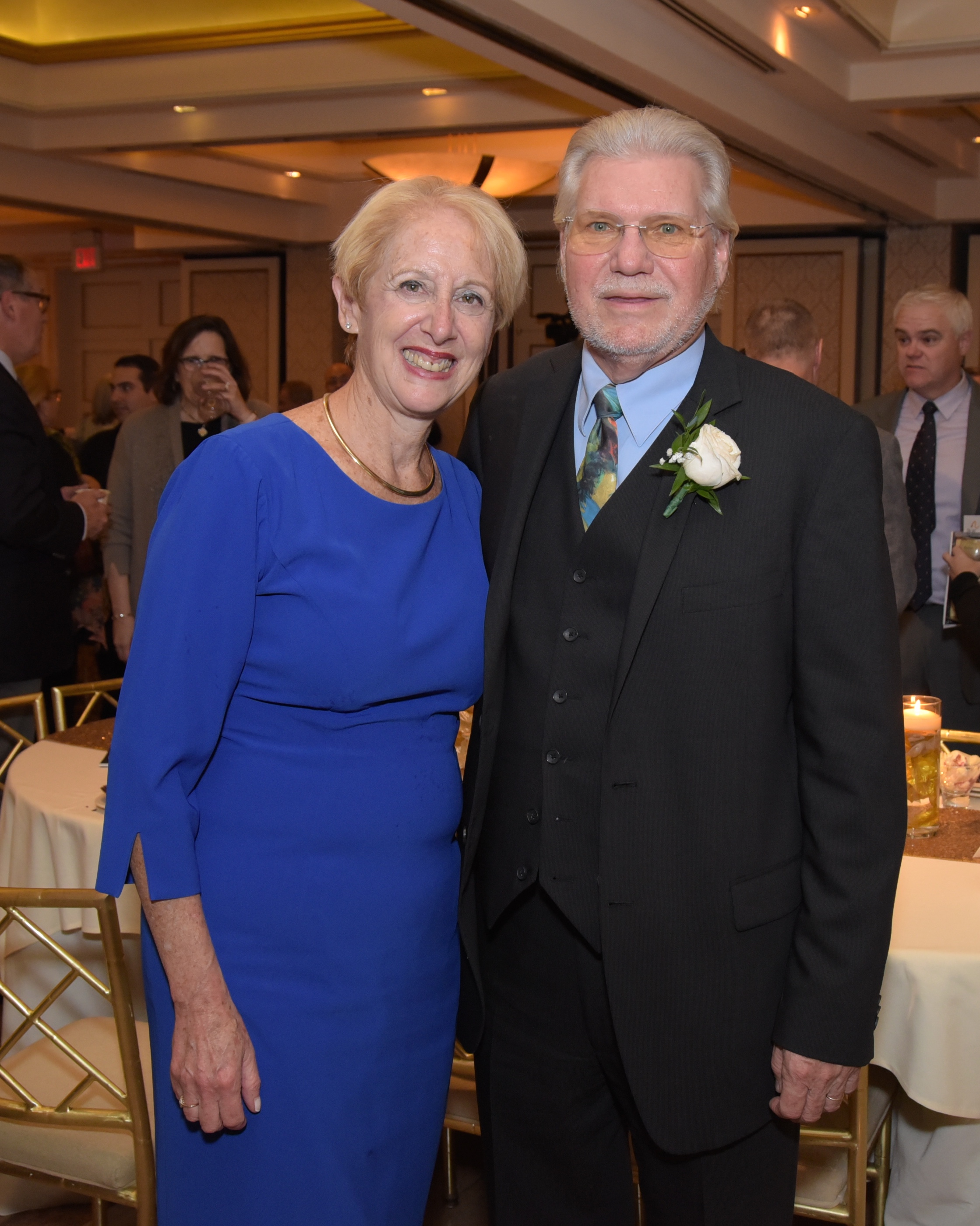 Dr. Marsha Gordon, President & CEO of the Business Council of Westchester, and Ric Swierat, honoree and Arc of Westchester Executive Director