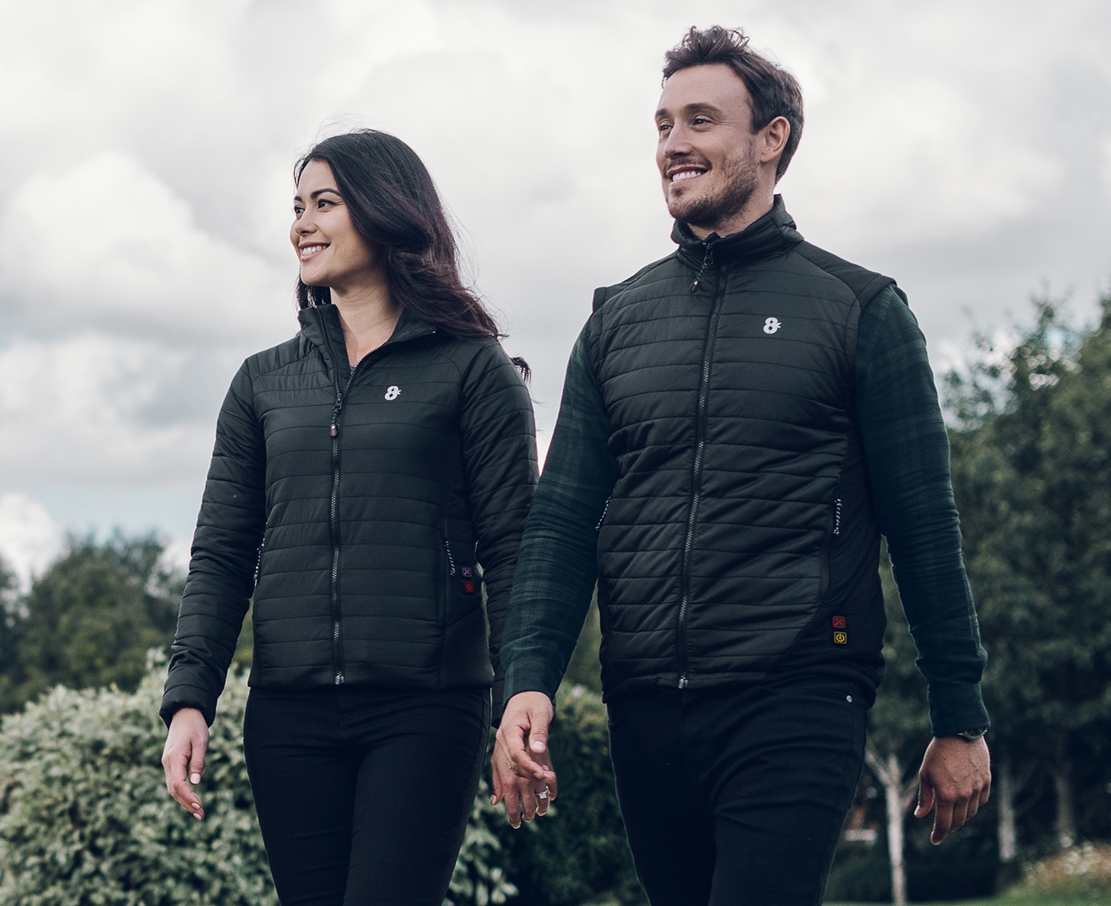8K Powered by Flexwarm Heated Jackets and Gilets for Men & Women