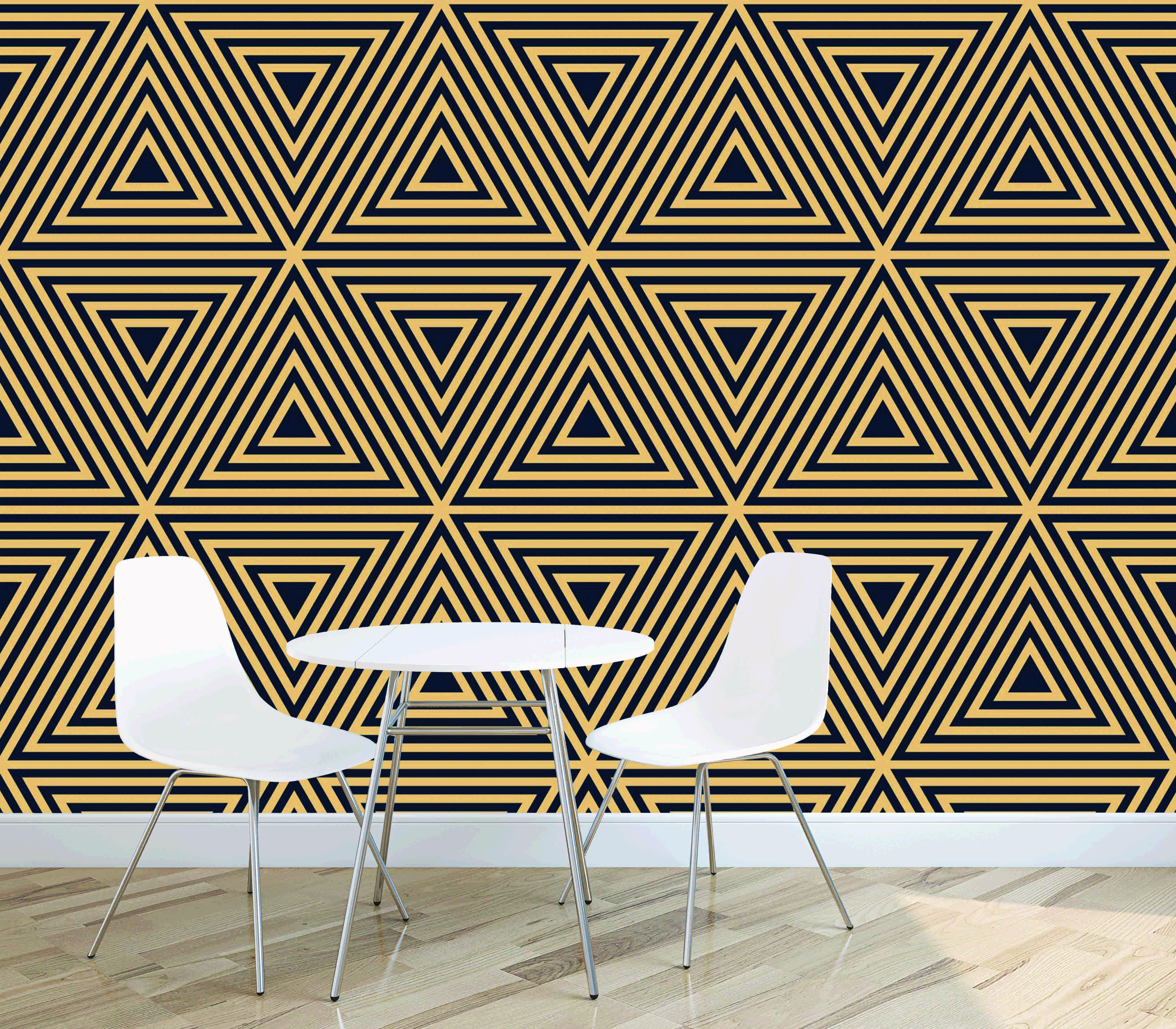Look. Walls & Interiors Eye Tricks from the Art Deco Wallcovering Collection