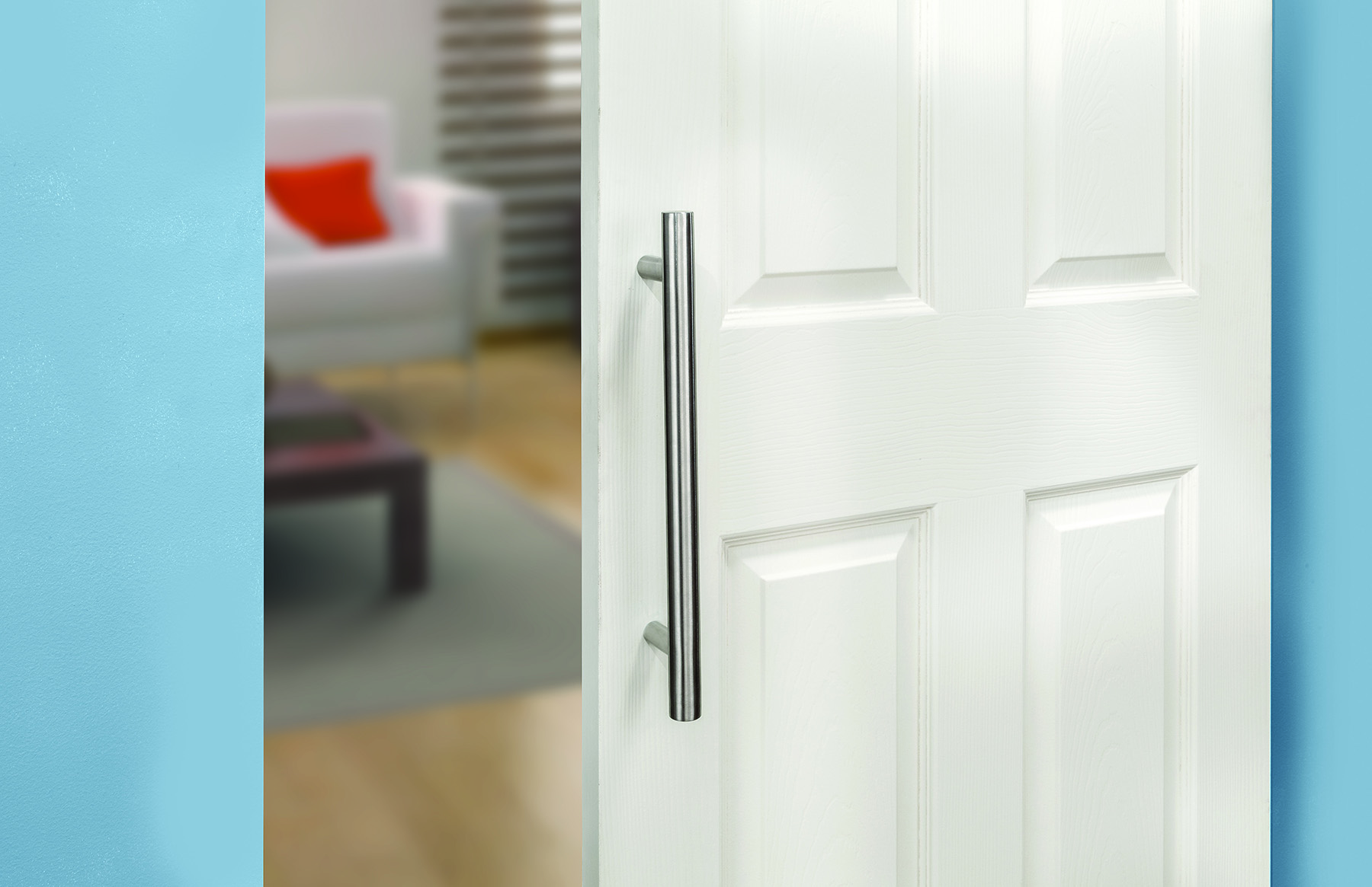 With the new hardware, Rockler also is offering several matching door handles.
