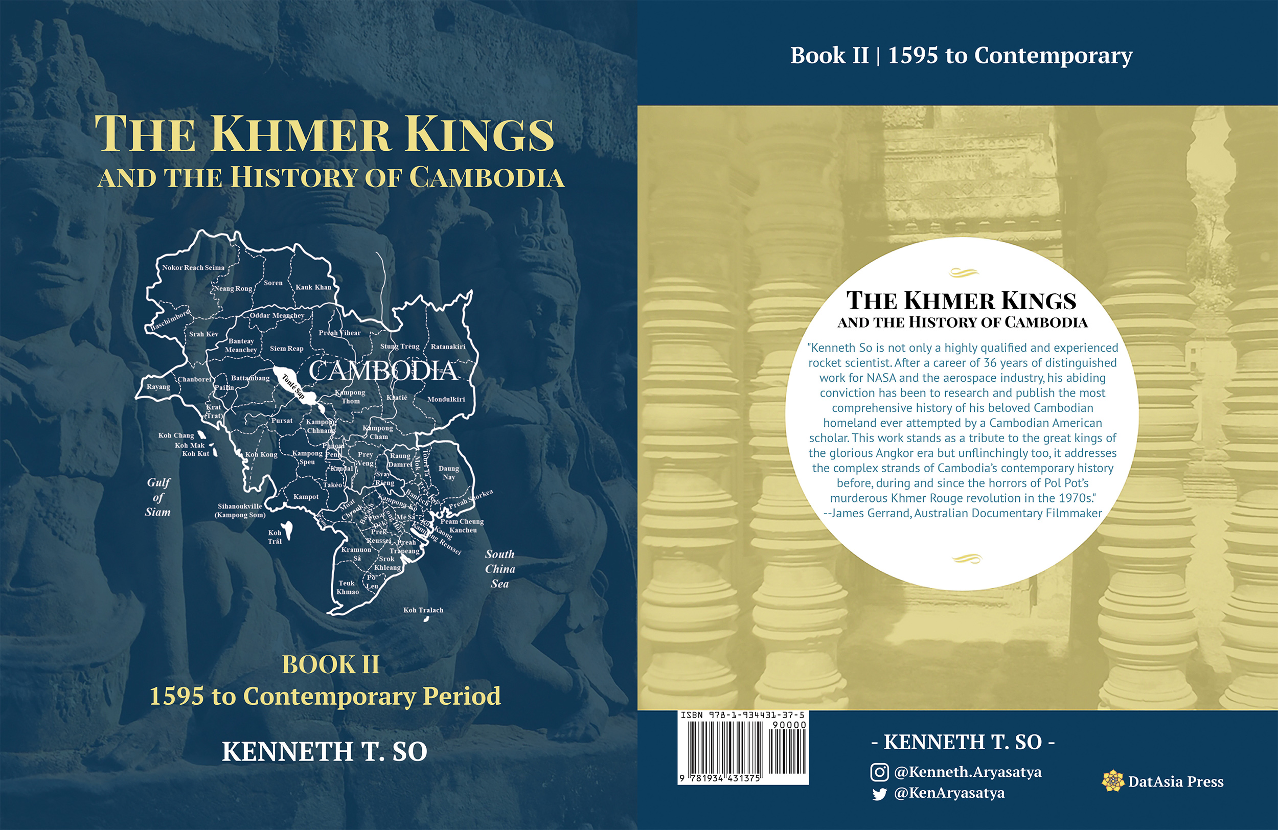 "The Khmer Kings and the History of Cambodia–BOOK II–1595 to the Contemporary Period" ISBN–978-1-934431-37-5. $39.95.