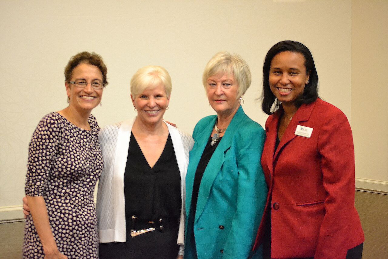 ExcEL for Women 2017 speakers and facilitators (L to R) Dr. Elizabeth Kiss, Dr. Marcia Ditmyer, Susan Hitchcock, and Dr. Felicia Tucker-Lively.