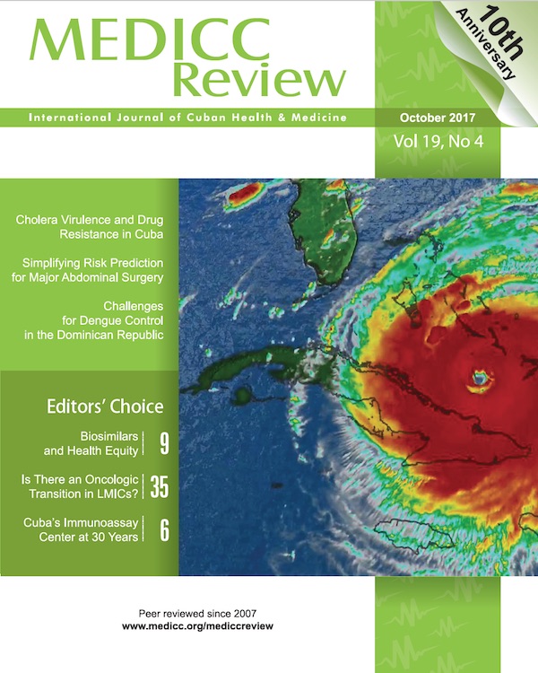 MEDICC Review October 2017 Cover