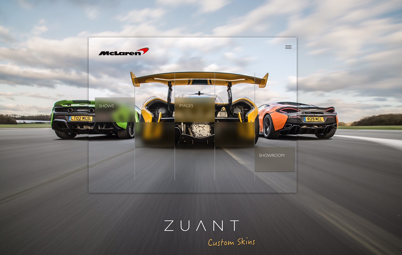 Zuant Custom Skins - McLaren Automotive