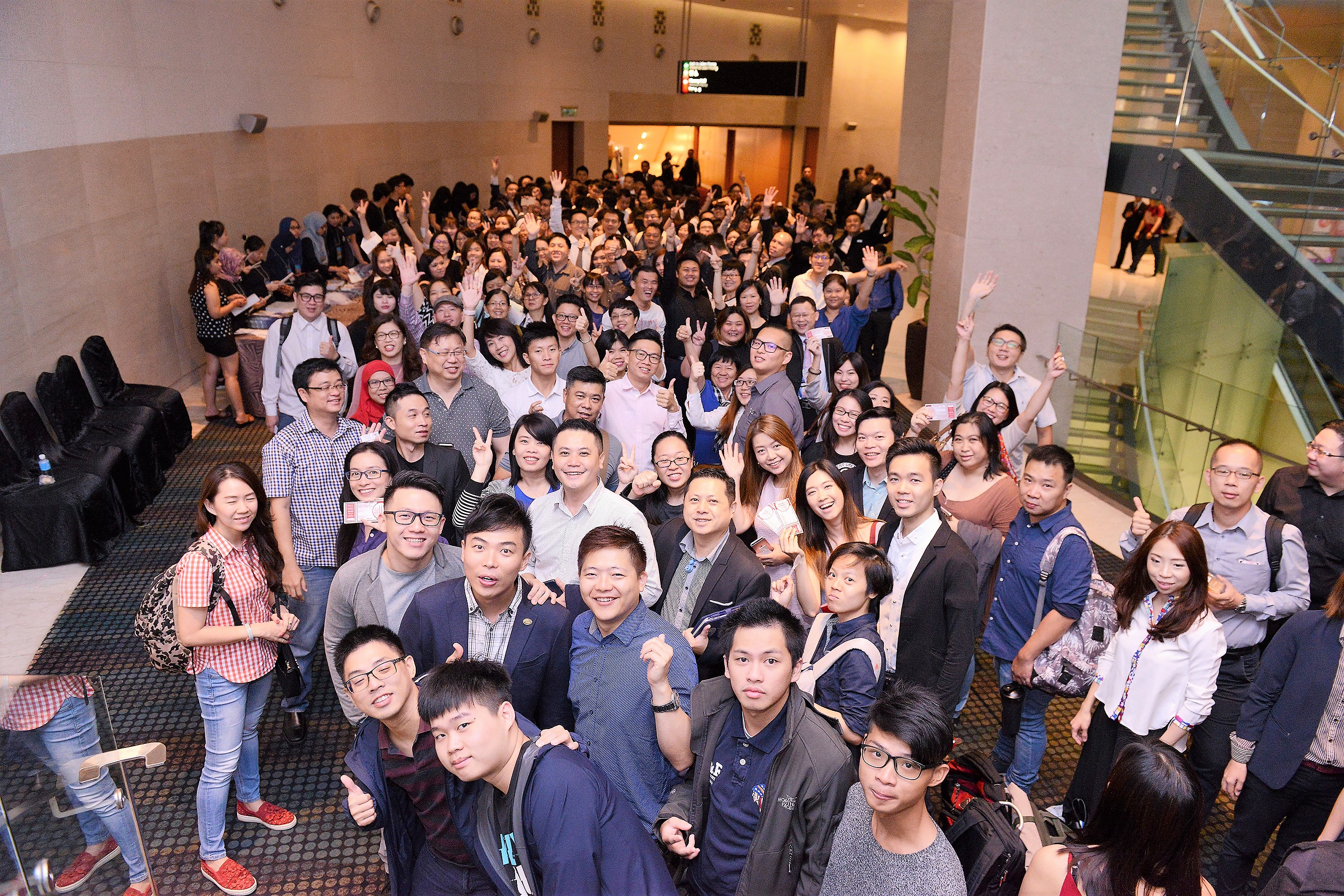 Just some of the more than 6,000 attendees at the Market Malaysia Grand Opening.