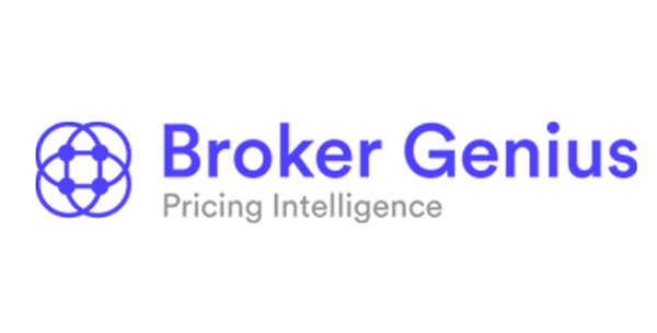 The Broker Genius Logo with Caption