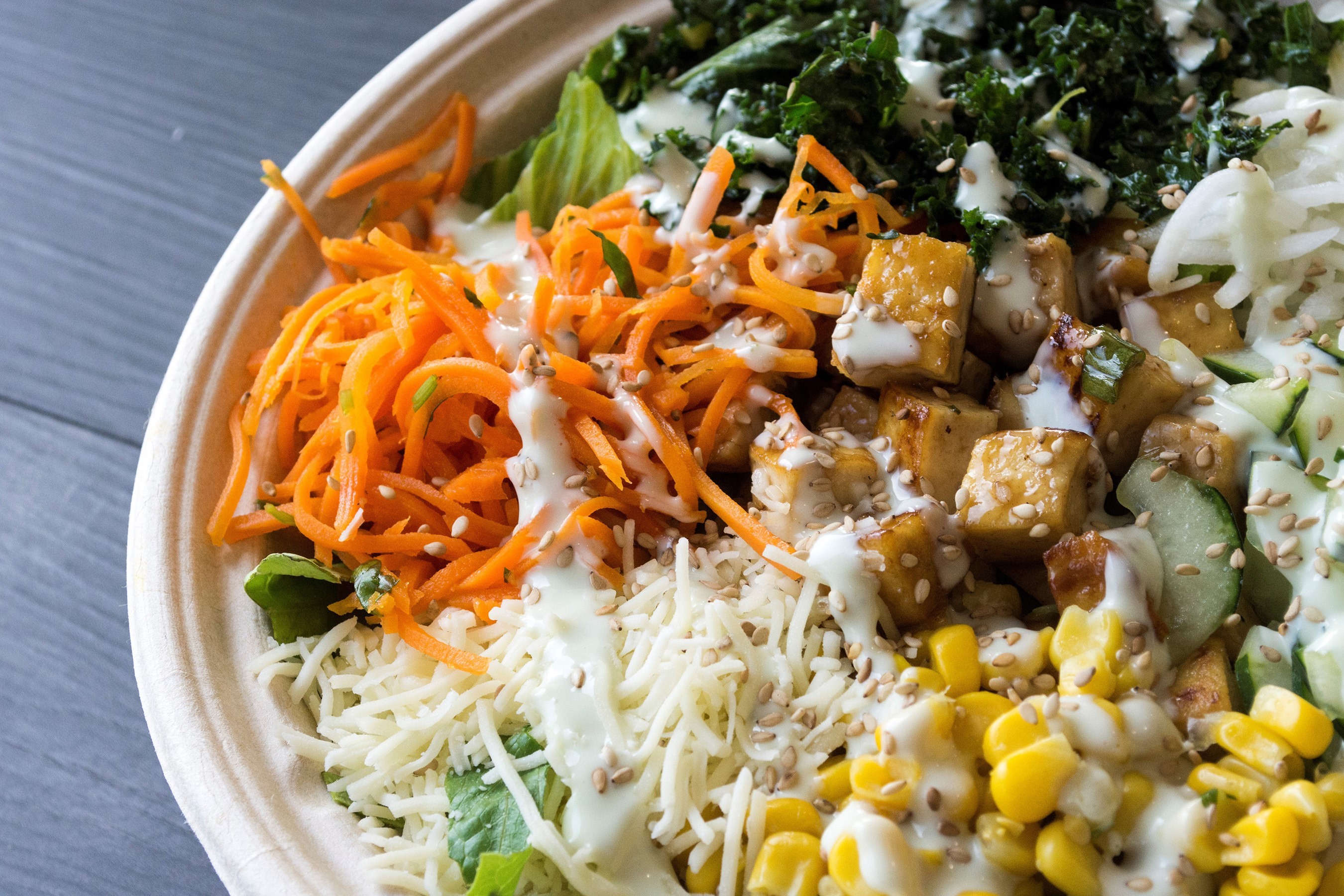 Organic Tofu Rice Bowl