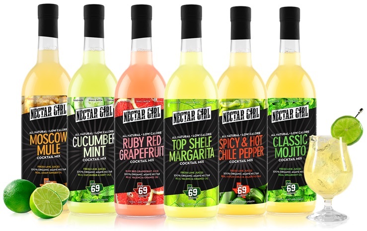 Nectar Girl All-Natural Low Calorie Cocktail Mixers