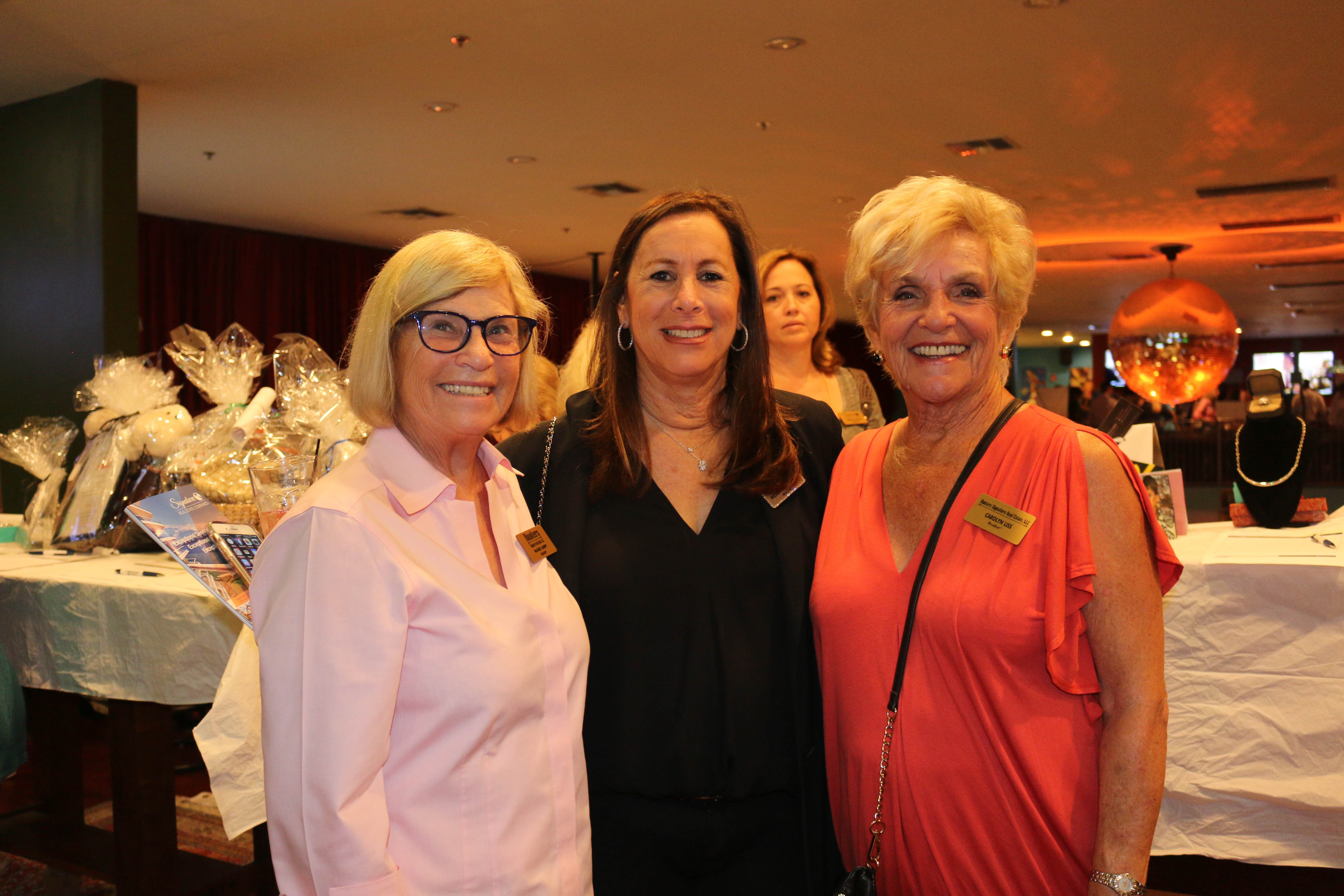 Committee Member Maxine Dampf, SGB Co-Chair Wendy Pressner, and Committee Member Carolyn Liss;