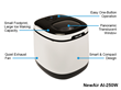 NewAir AI-250W Portable Countertop Ice Maker Features