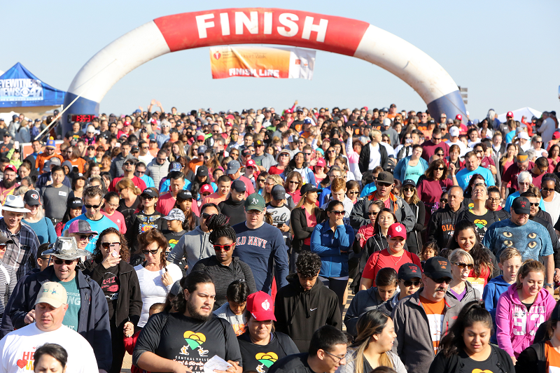 The Start of the 2017 Heart Walk.