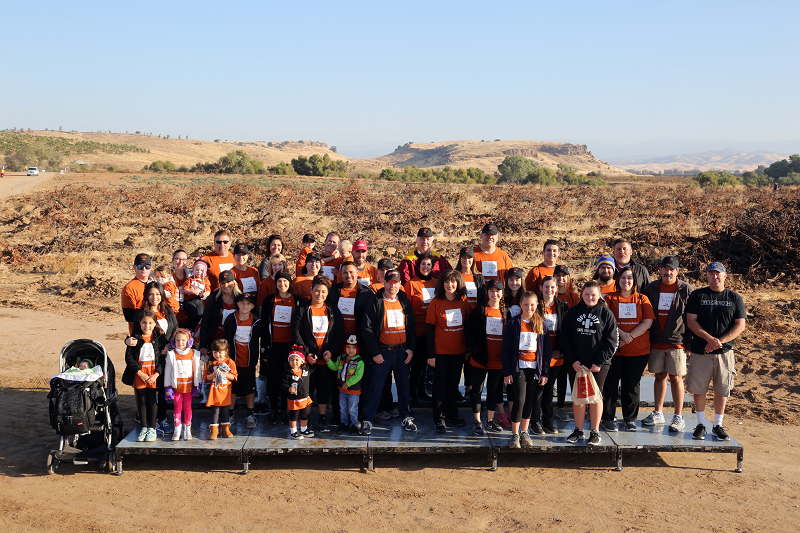 The Tesoro Viejo Team in the Central Valley Heart Walk.