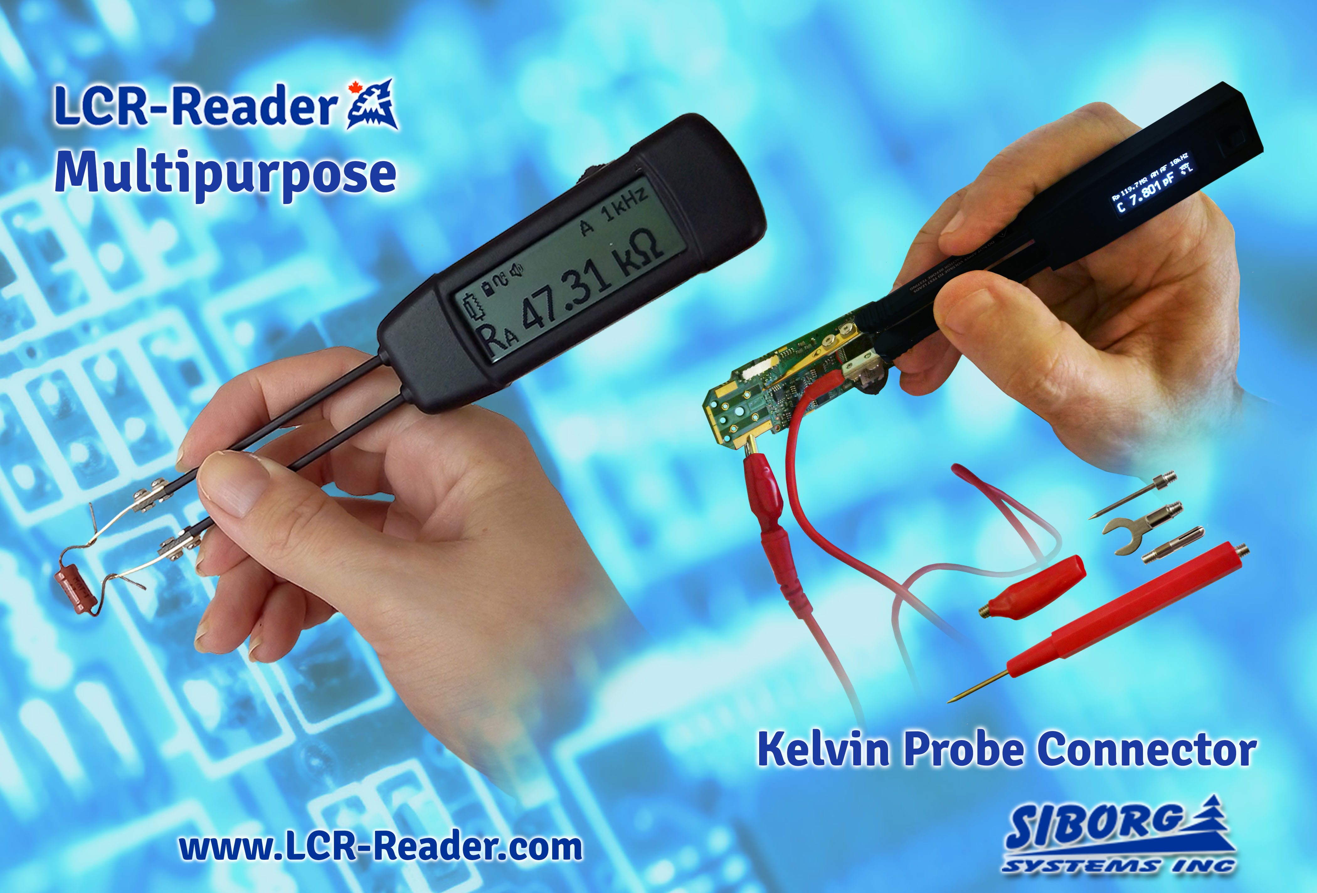 Smart Tweezers / LCR-Reader Kelvin Probe Connector
