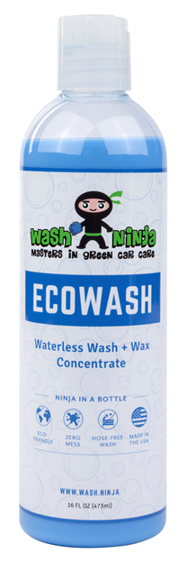 Wash Ninja® EcoWash Waterless Car Wash + Wax Concentrate