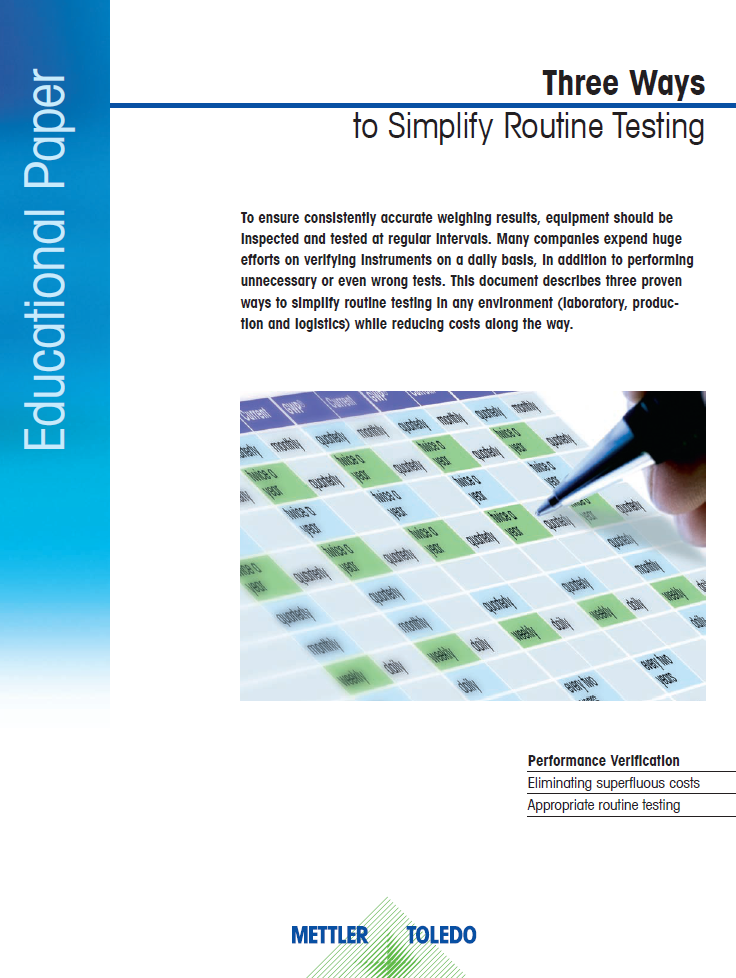 Three Ways to Simplify Routine Testing” describes three simple steps that can help you avoid incorrect or unnecessary testing and save money along the way.