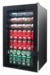 NewAir AB-1200B Black Beverage Refrigerator