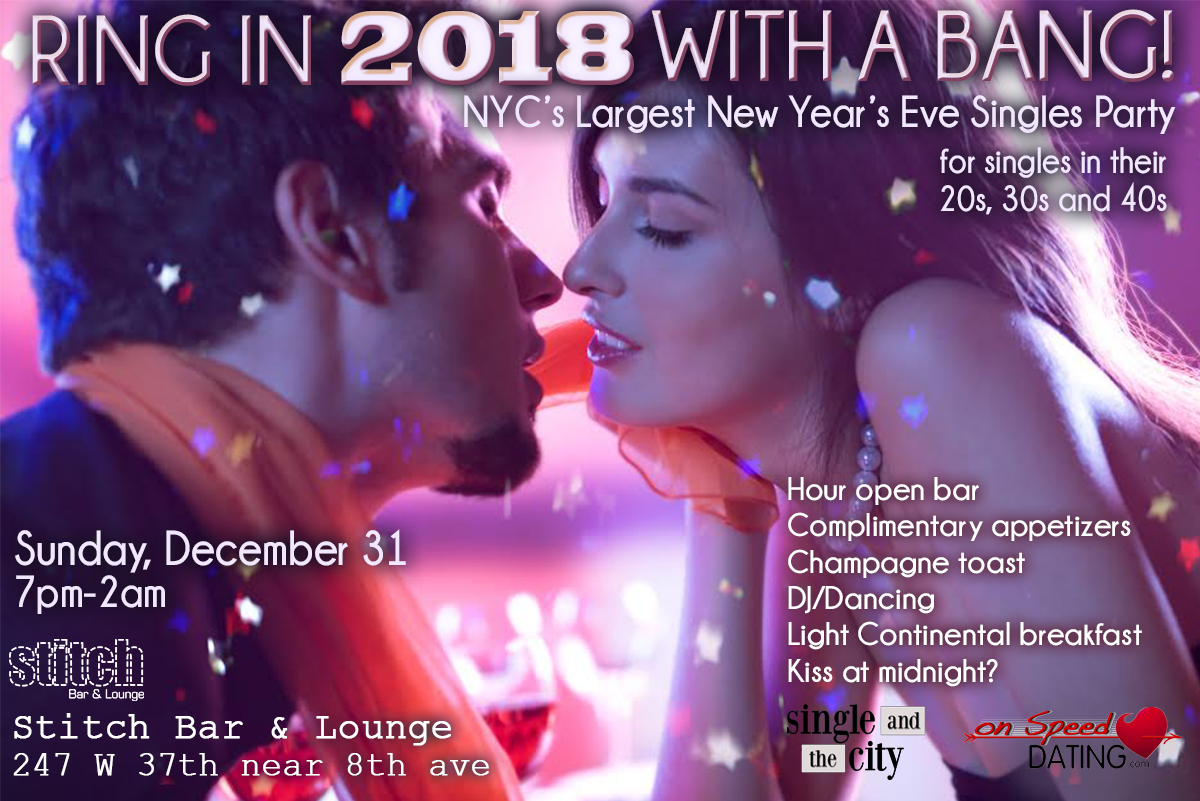 New Years Eve Singles Party at Stitch Lounge