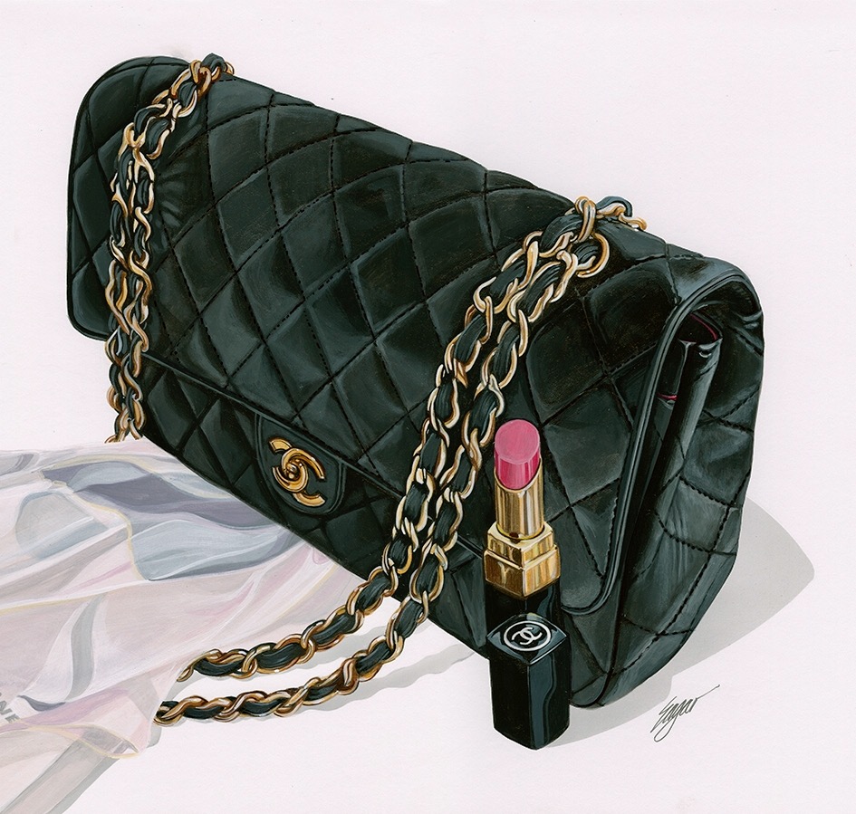 CoCo Chanel Handbag Wall Art
