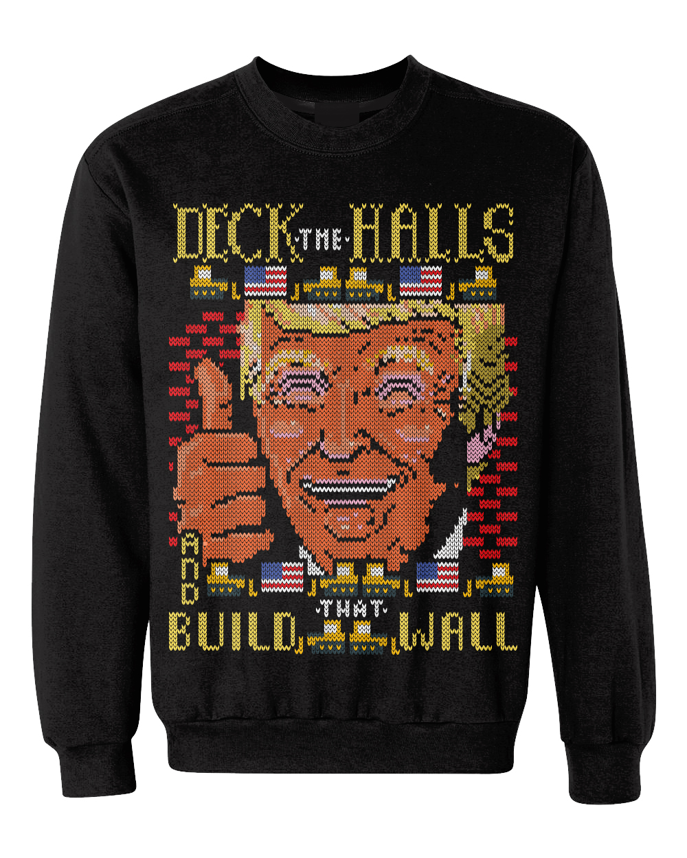 Insensitive or all in good fun? "DECK THE HALLS and BUILD THAT WALL"