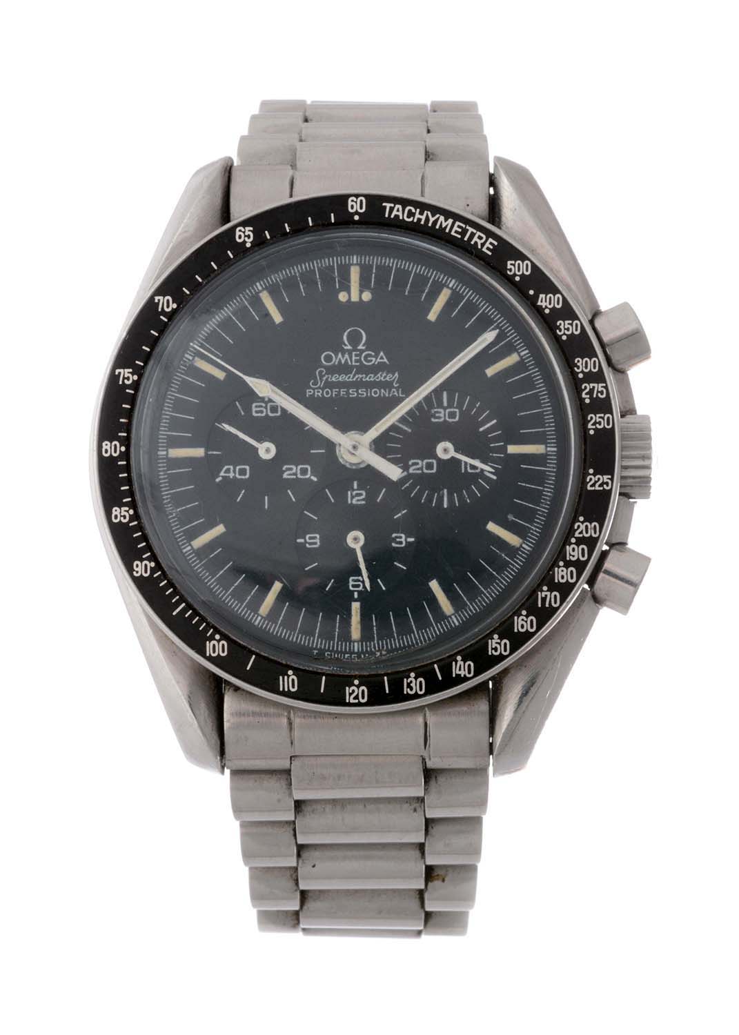 Omega Speedmaster Wristwatch, estimated at $3,000-6,000.