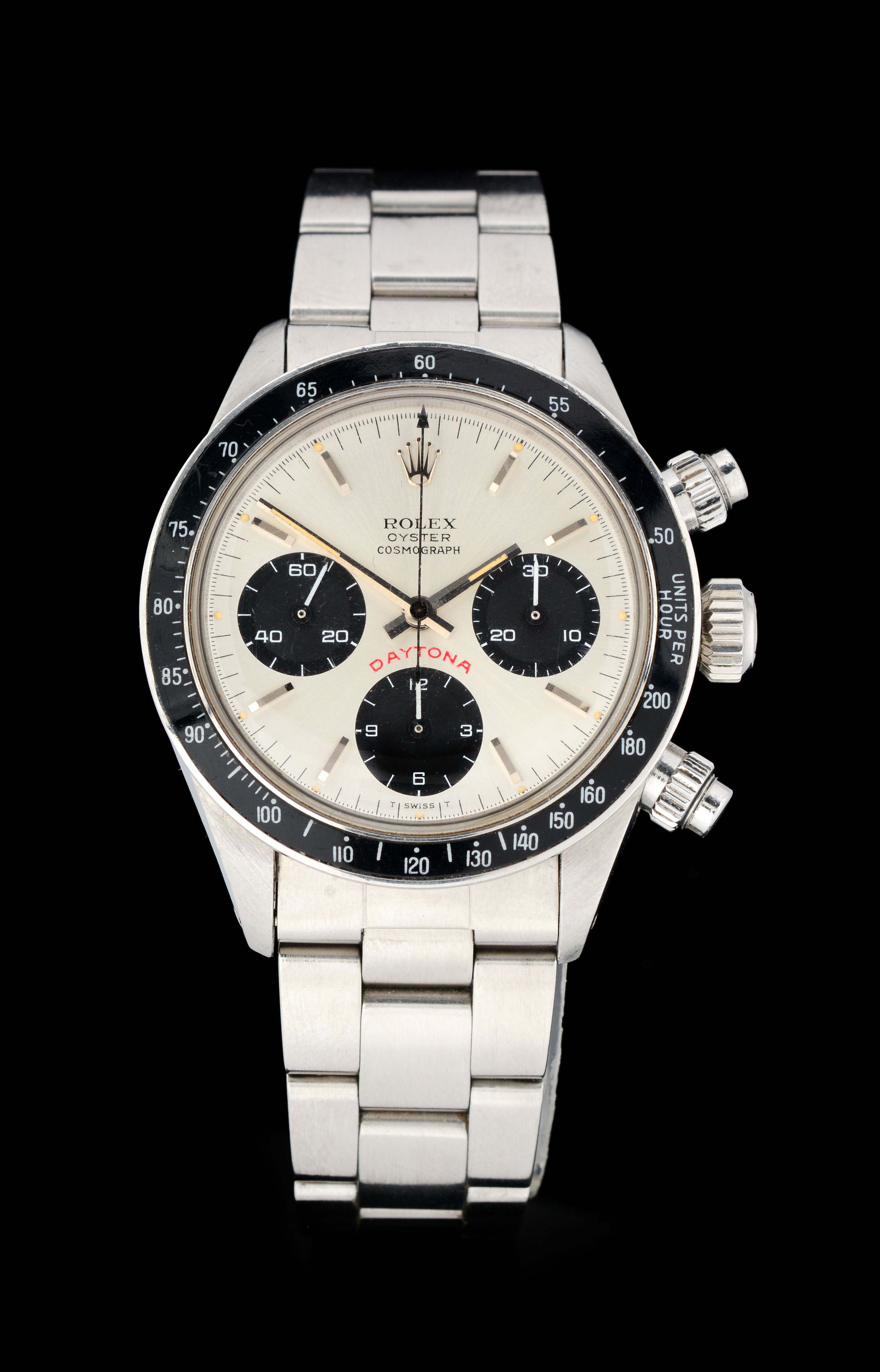 Rolex Oyster Cosmograph Daytona Wristwatch Model # 6263, estimated at $50,000-80,000.