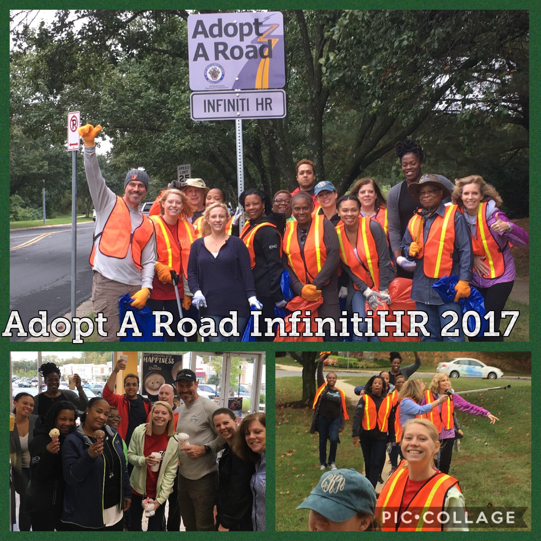 INFINITI Adopts a Road in Maryland