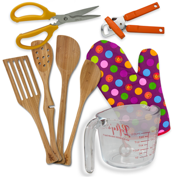 8 Piece Left handed Kitchen Shear Set