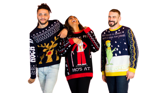 Cracking Up with Get Ugly Sweaters