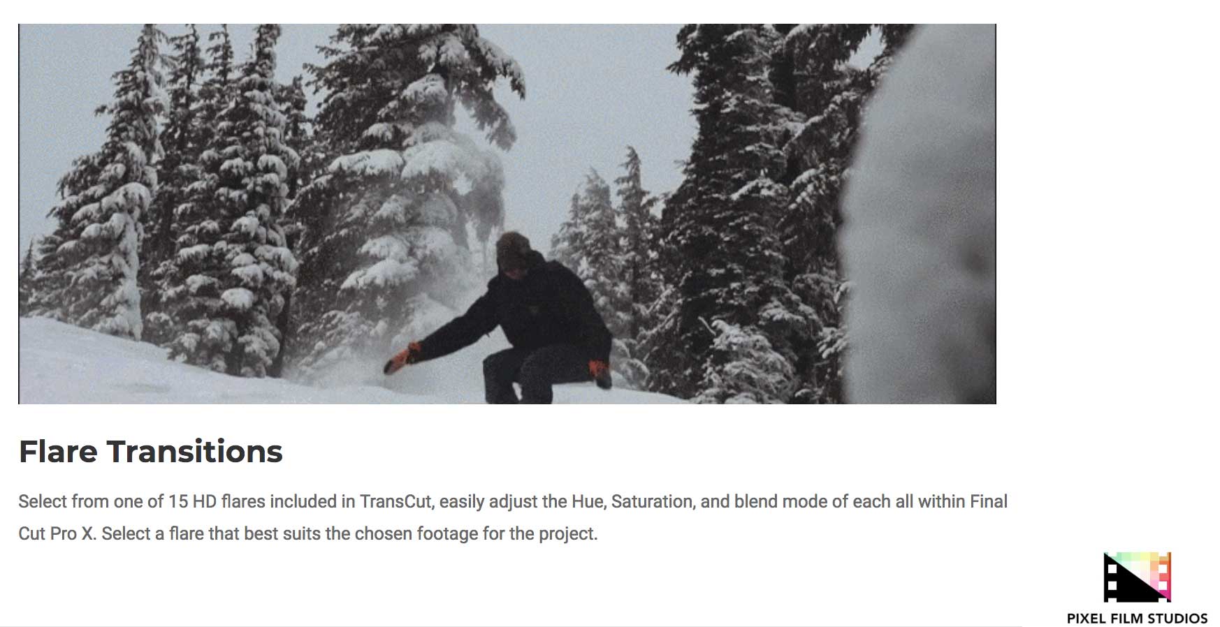 TransCut - Pixel Film Studios - FCPX Plugins