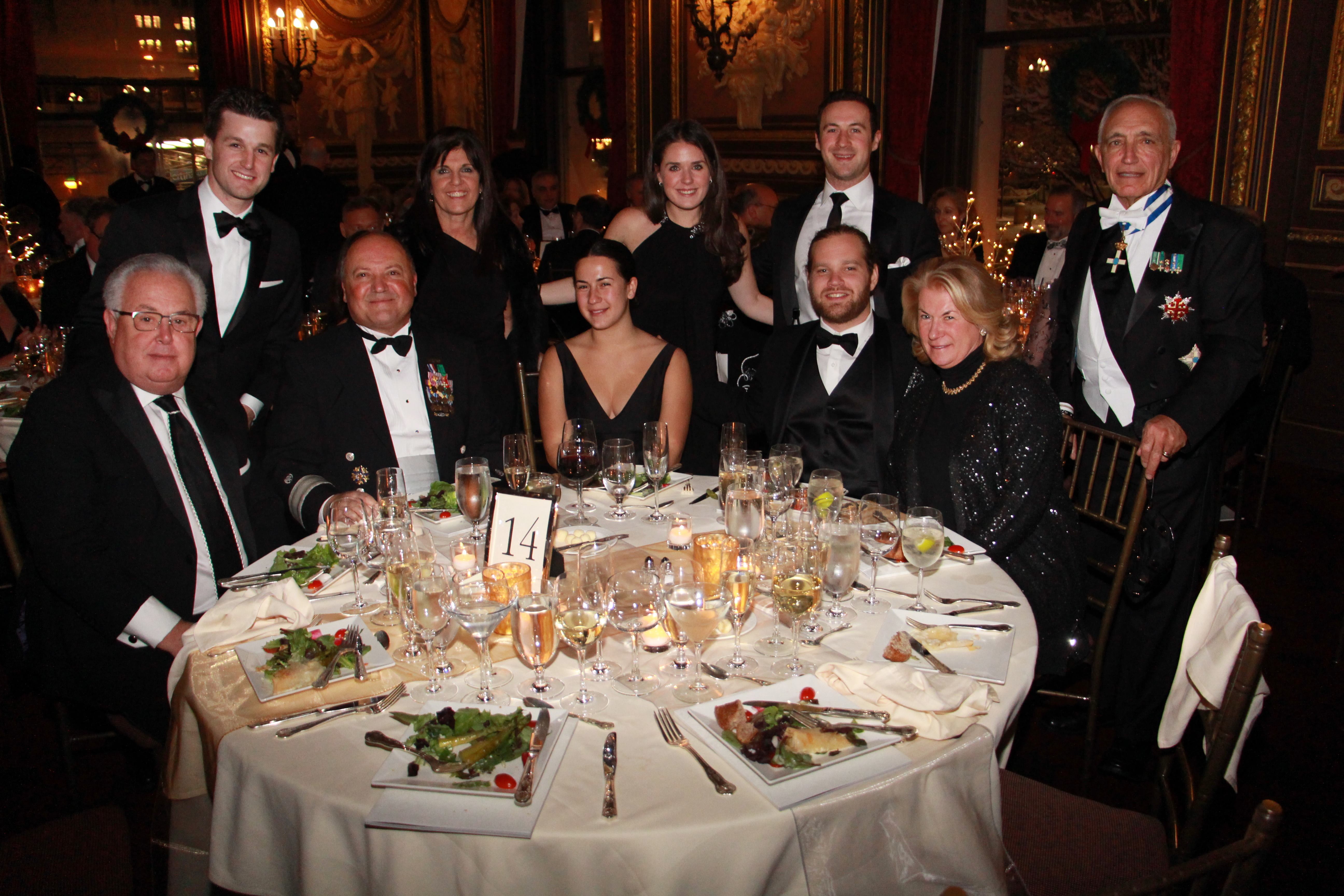 Table of Ballo di Savoia Co-Chairs and Gold Sponsors, Mr. and Mrs. Vincent Pica II