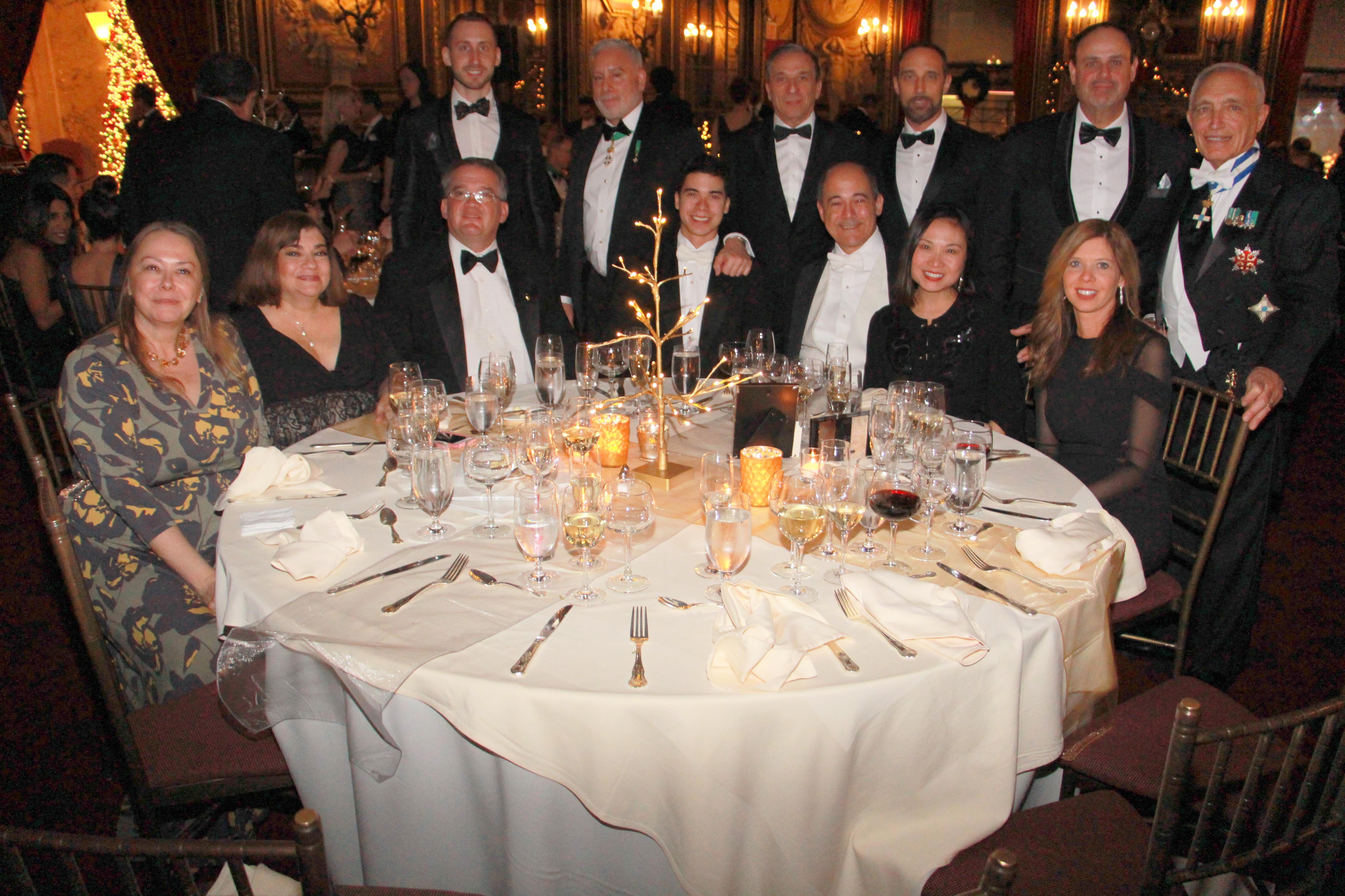 Savoy Ball Benefactor Table of Louis Benza, Esq. and Dr. Raymond Benza
