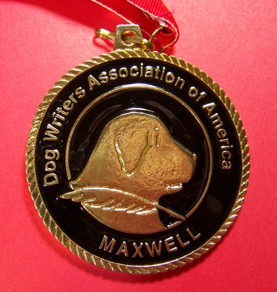 The Dog Writers Association of America Maxwell Medallion