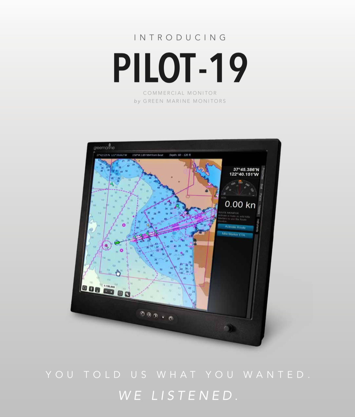 The new PILOT-19 commercial marine monitor