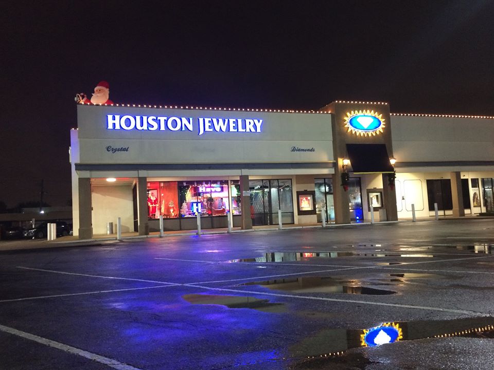 Houston Jewelry, located at 9521 Westheimer Road, Houston, Texas, 77063.