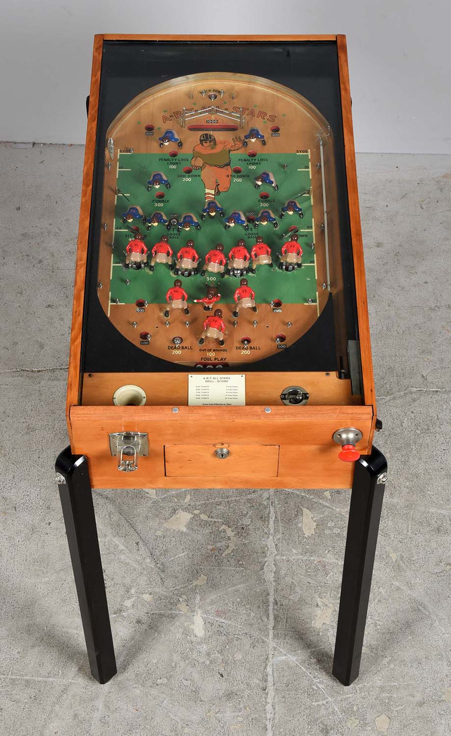 5¢ A.B.T. All Stars Electro-Mechanical Pinball Machine, Estimated at $25,000-40,000.