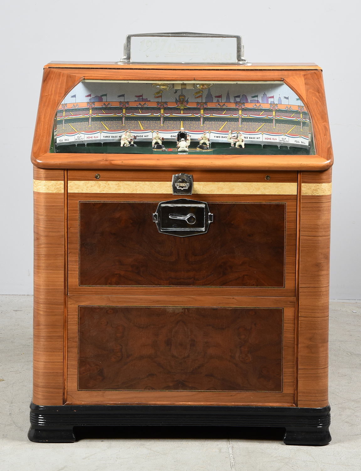 5¢ Rock-Ola 1937 World Series Pinball Machine, Estimated at $40,000-60,000.