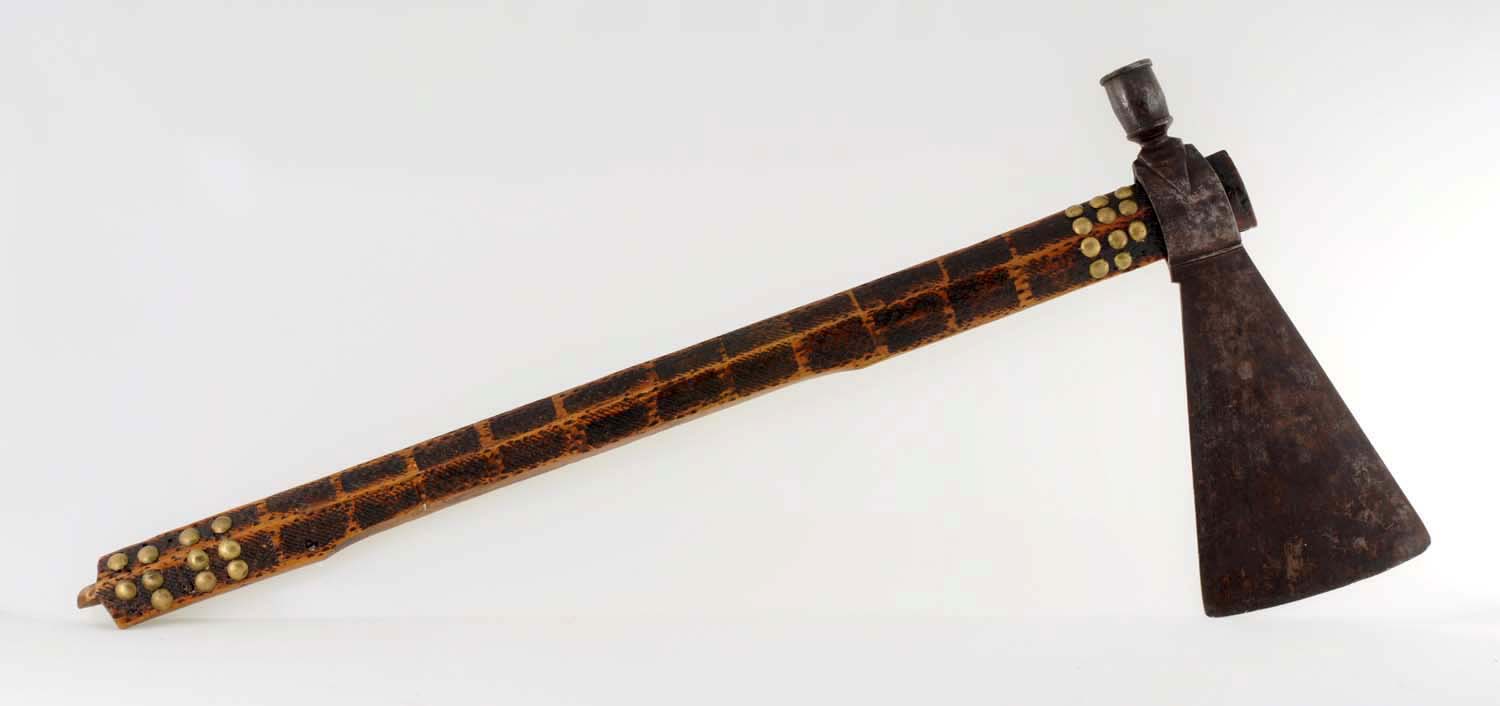 Southern Plains Pictorial Pipe Tomahawk, Estimated at $20,000-35,000.