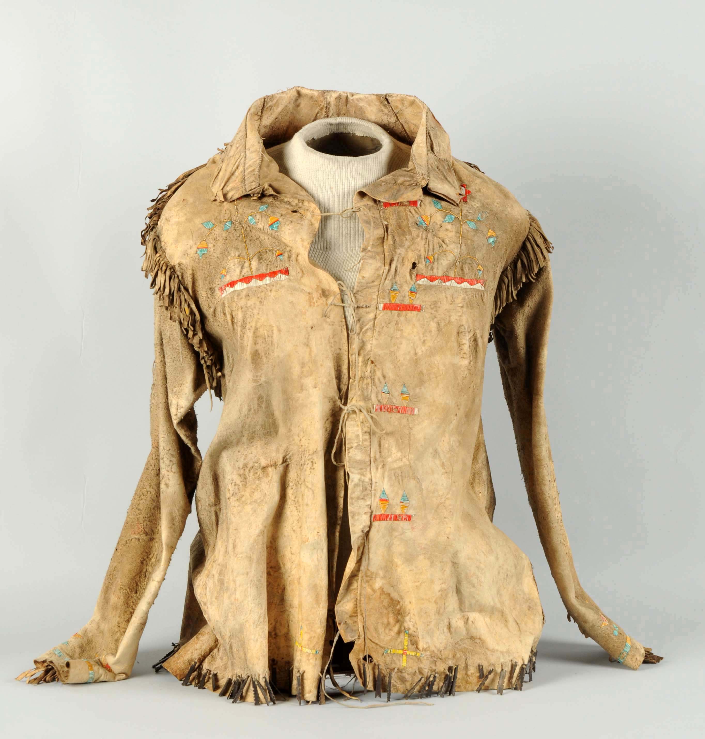 Santee Sioux Scout Shirt, Estimated at $10,000-15,000.