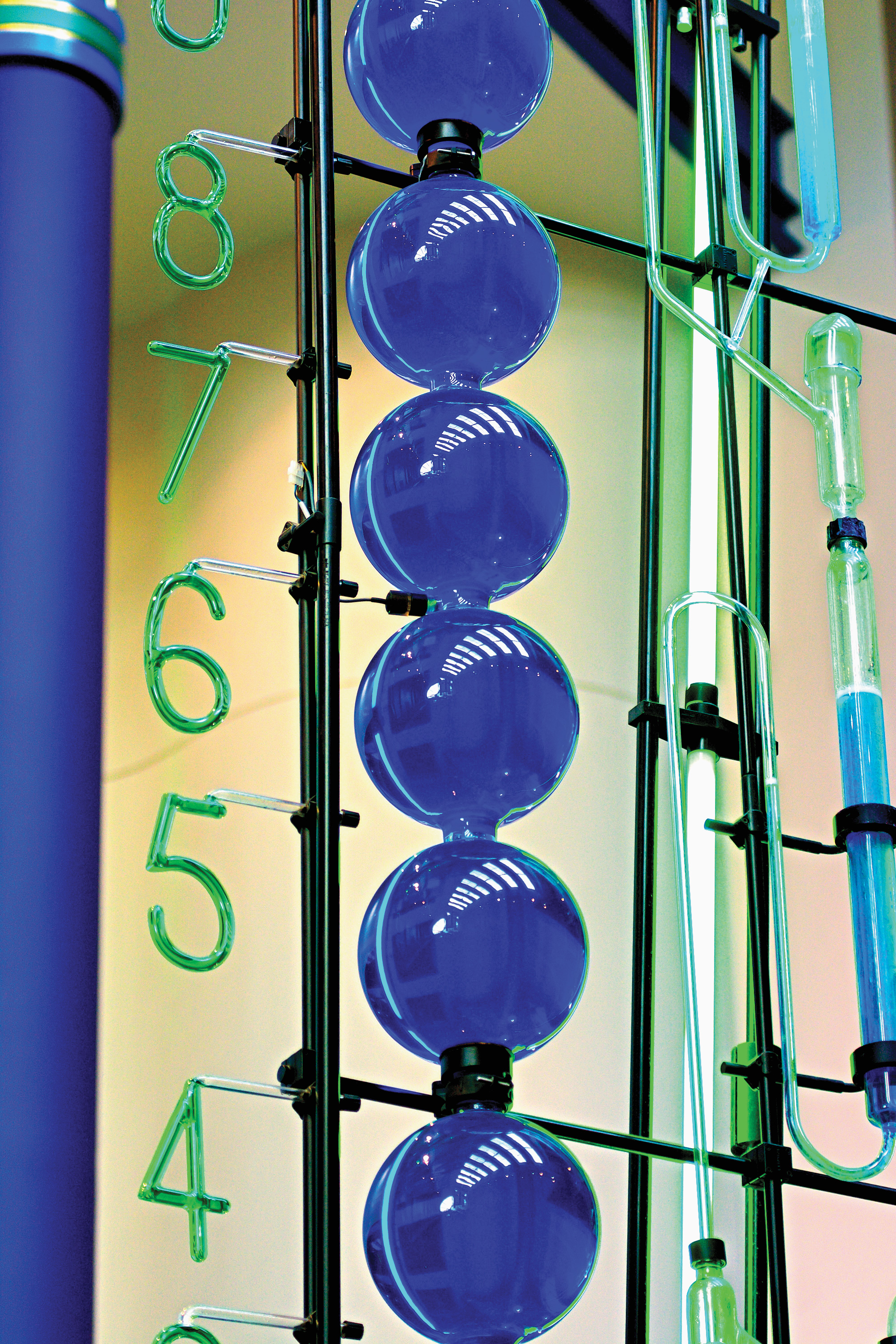 North America's largest water clock can be found at the world's largest children's museum.