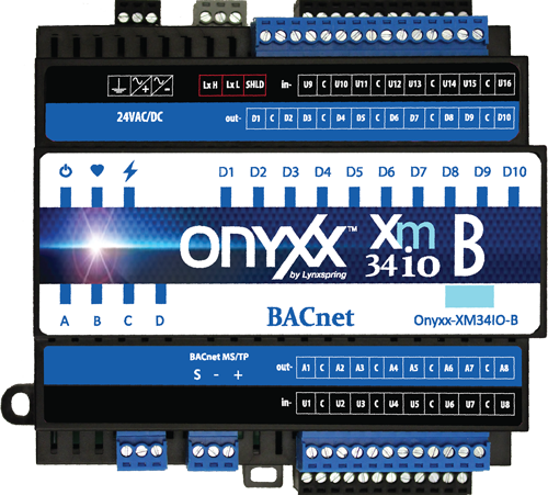 Onyxx® XM 34IO-B (BACnet) Expansion Module