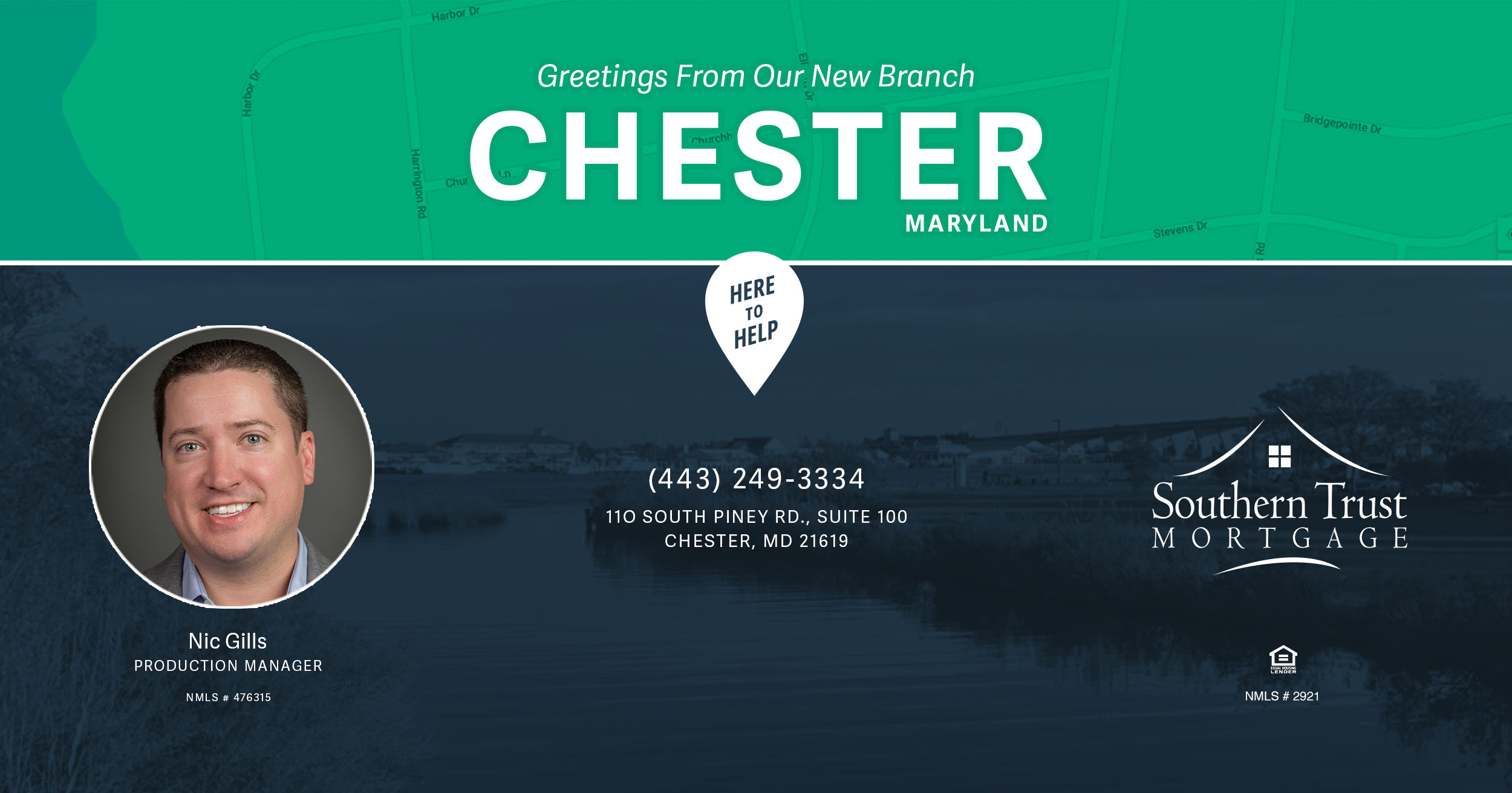 Southern Trust Mortgage adds Chester, Maryland Branch