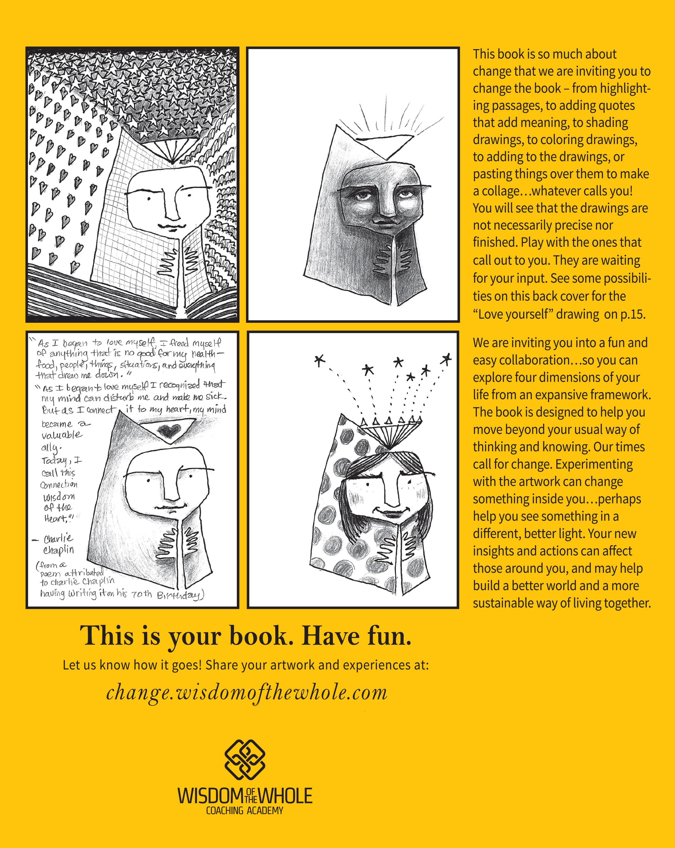 Readers are invited to change this book...