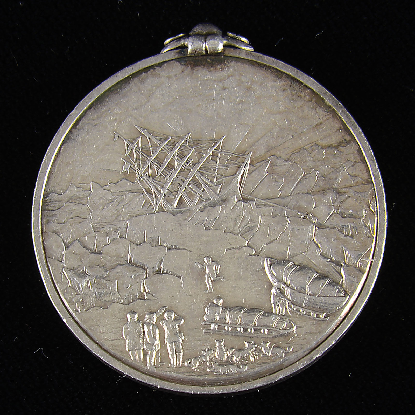 Silver Congressional Medal for Survivor "Charles Tong Sing" of the "Jeannette" Arctic Expedition of 1879-1882, estimated at $12,000-18,000.